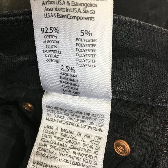 MOTHER Guilty As Sin The Looker Ankle Fray Hem Distressed/Rip Knee Skinny Jeans - Picture 4 of 14